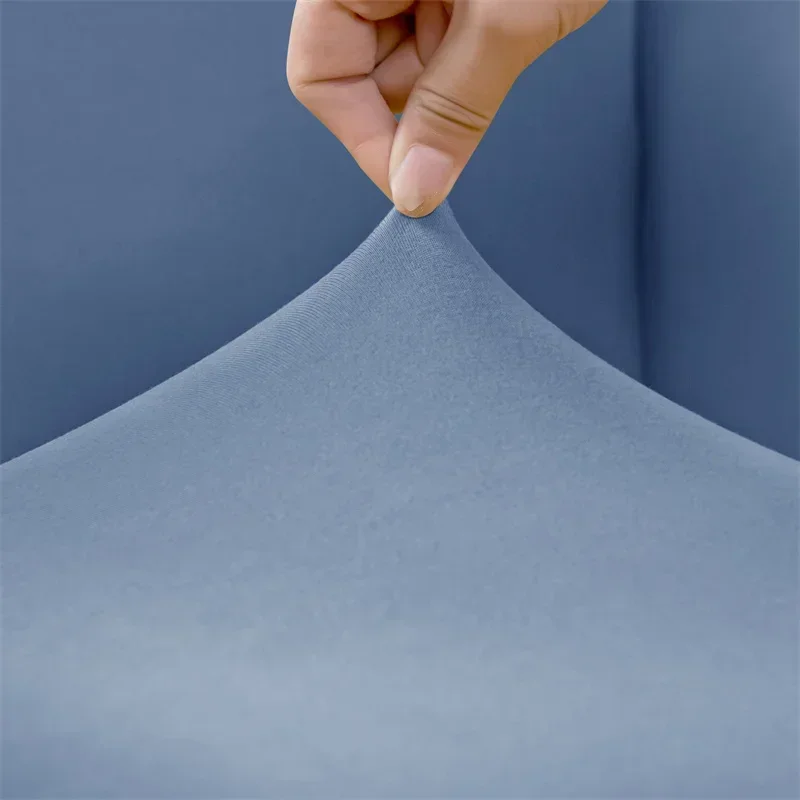 Stretch Spandex Tub Chair Cover Water Repellent Elastic Club Sofa Covers Solid Color Relax Single Armchair Slipcover Bar Counter