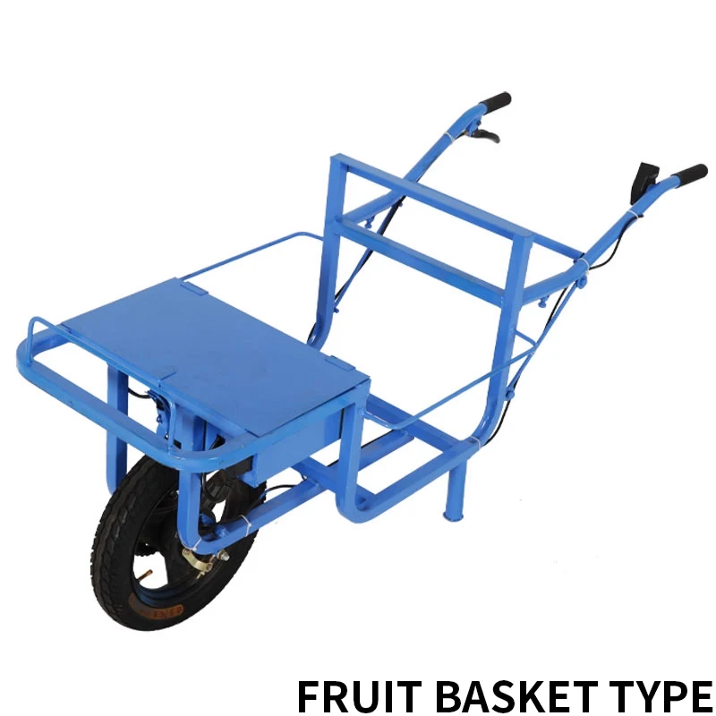 Agricultural Electric Hand-Pushed Wheelbarrow Orchard Transport Compact Lithium Battery 24V Ivy Handcart(Customized)