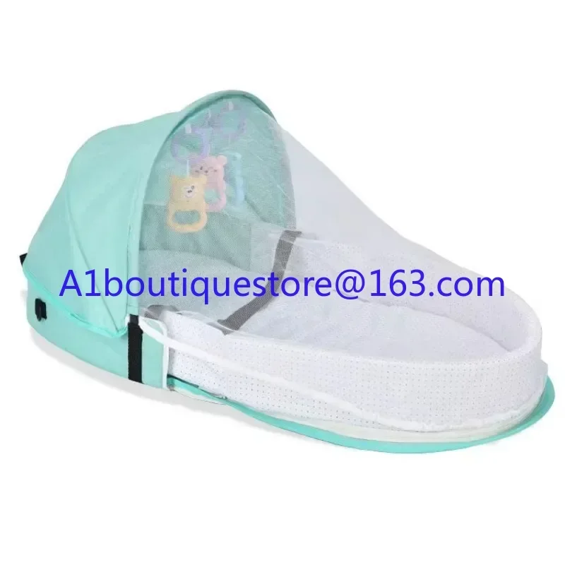 Culla nido pieghevole portatile di alta qualità 100% cotone