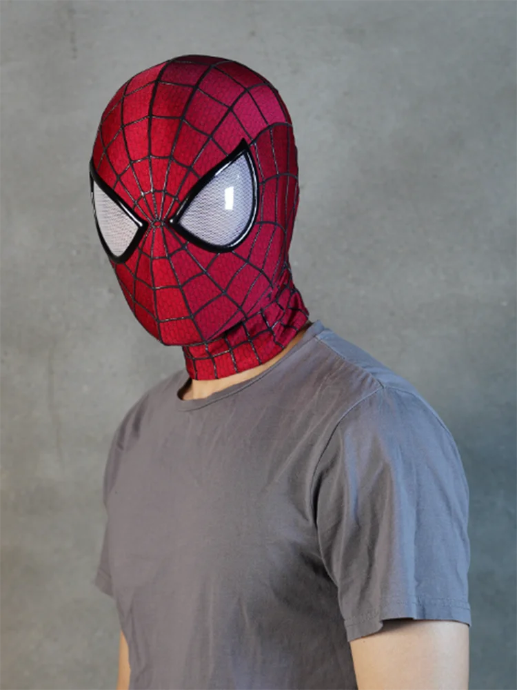 Handgefertigte Spider-Man 2 Filmgetreue Garfield-Version Cosplay-Maske Peter Parker Kunsthandwerk Sammlerstück als Geschenk