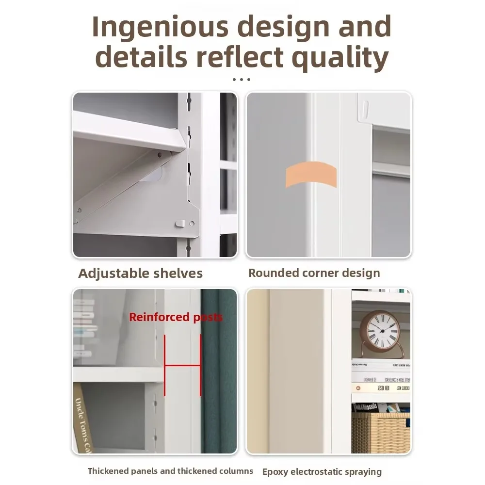 رف كتب أبيض حديث وخزانة ألعاب للأطفال لغرف الطعام وغرف النوم وغرف المعيشة وأثاث الرعاية النهارية وخزانة كتب القراءة