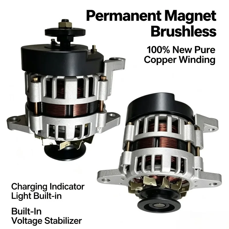 permanent-magnet-generator-pure-copper-12v-24v-ac-dc-lamp-farm-vehicle-tricycle-tractor-charging-lighting-spare-hardware
