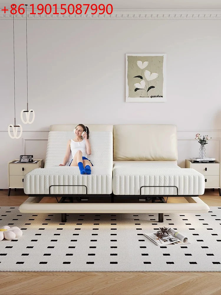 

Субсидированные государством умные электрические кровати с полностью автоматическим подъемным механизмом, кожаные, с дизайном «слоновьи уши», не мешают друг другу.