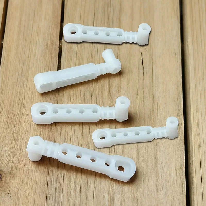 5/50pcs 37×10mm L Crank Eccentric Lever For TT Motor DIY Robot Engineering Model Making Tools