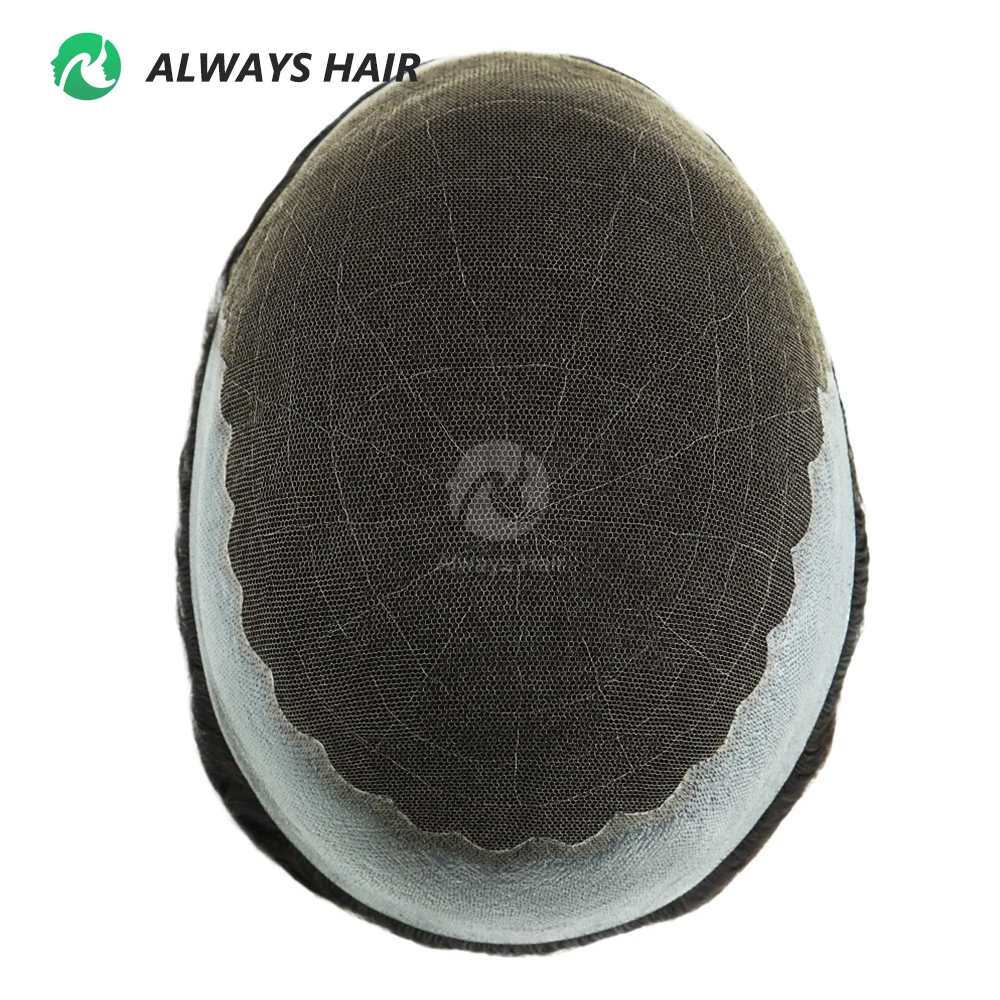 วิกผมผู้ชาย Bella - Medium Light ความหนาแน่น 100% แบบทูเป้  ผูกปมแบบฟอกสี  ฐานลูกไม้ฝรั่งเศสและ PU  ผมอินเดีย  สำหรับผู้ชาย