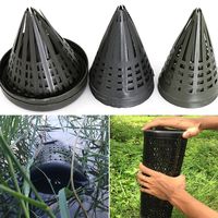 1Pcs Plastic Fishing Cage Cover 11.5/13.5/15.5cm Tapered Monopterus Albus Loach Eel Basket Basket Fishing Tool Lid