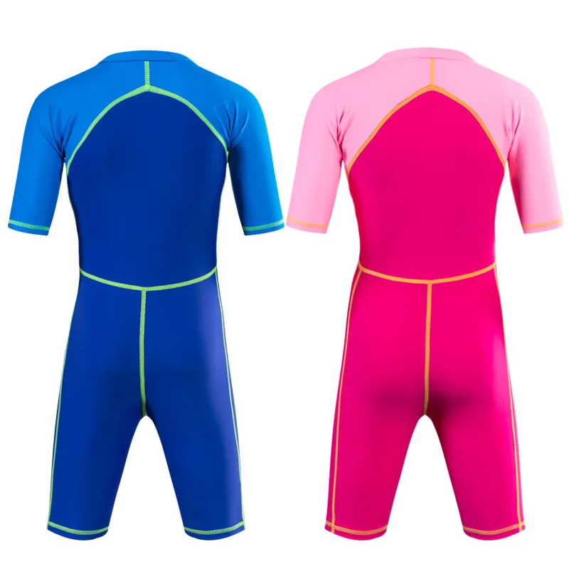 SBART Lycra Short Sleeve Swimwear Boys Girls Wet Suit Snorkeling Clothing Children's Sun Protection Diving Suit Wetsuits Kids K