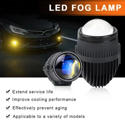 2inch Bi-led Lens High Low Beam LED Projector Lenes For Headlight H4 H7 9005 9006 LED Car Motorcycle Replacement Fog Lamp