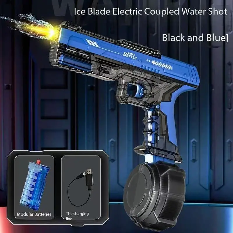 New Summer Outdoor Beach Toy Water Guns Electric For Adults Powerful Squirt Automatic Water Suction Water Blasters For Kids Gift