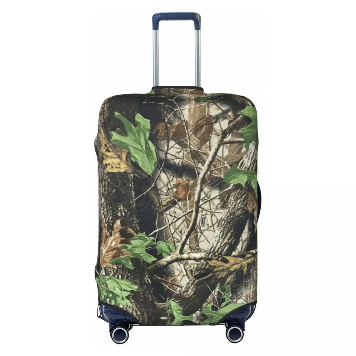 

Custom Real Tree Camouflage Camo Pattern Luggage Cover Funny Suitcase Protector Covers Suit For 18-32 inch