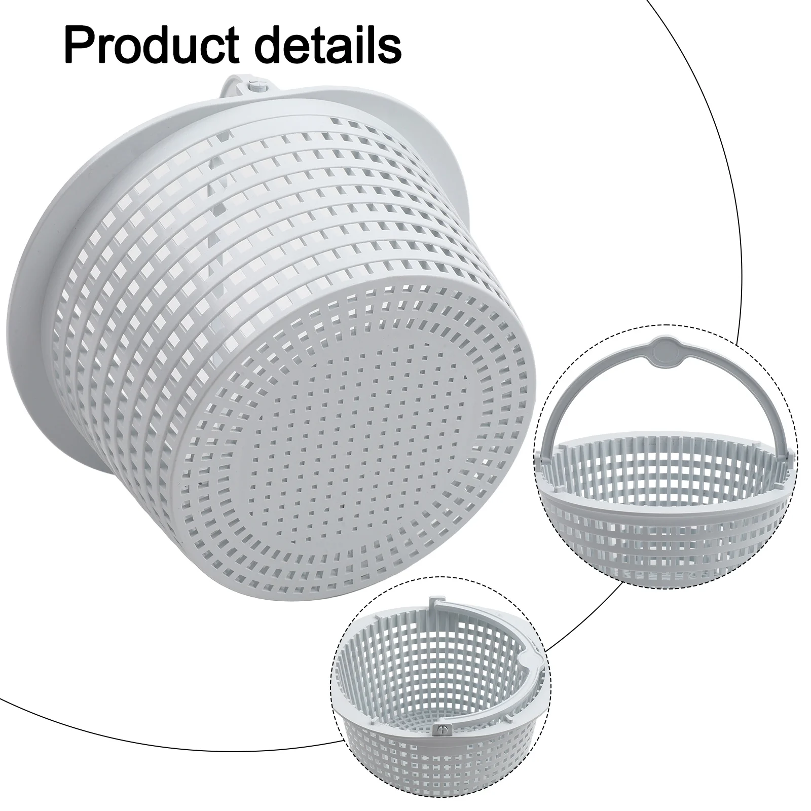 Debris Collection Basket Skimmer Filter Basket Integrated Handle Design Optimal Performance Skimmer Filter For Pool Cleaning