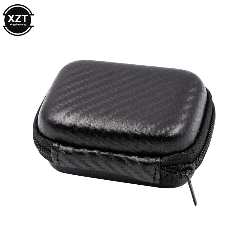 Small Square EVA Case for Headphones Data Cable Storage Bag Portable Bluetooth Headset Storage Box Action Camera Storage Bag