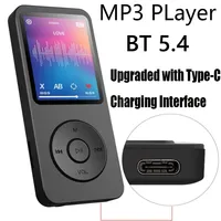 1.8 Inch MP3 Player Type-C Portable Walkmen Bluetooth 5.4 Compatible E-Books Recording Sports FM Radio Music Player 2024 New