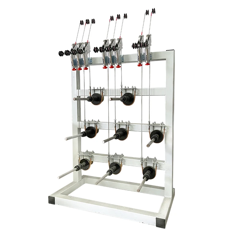 

FACTORY Automatic Cable Feeding Machine Multiaxis Wire Spool Tension Frame Multi-spool Wire Dereeler & Brake Control 250mm Durm