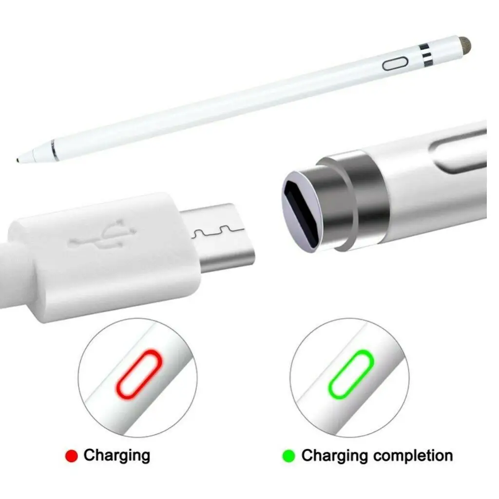 

Touch Pencil for Copper Fine Tip Rechargeable Stylus Pen for Precise Writing Drawing and Signature on Smart Devices