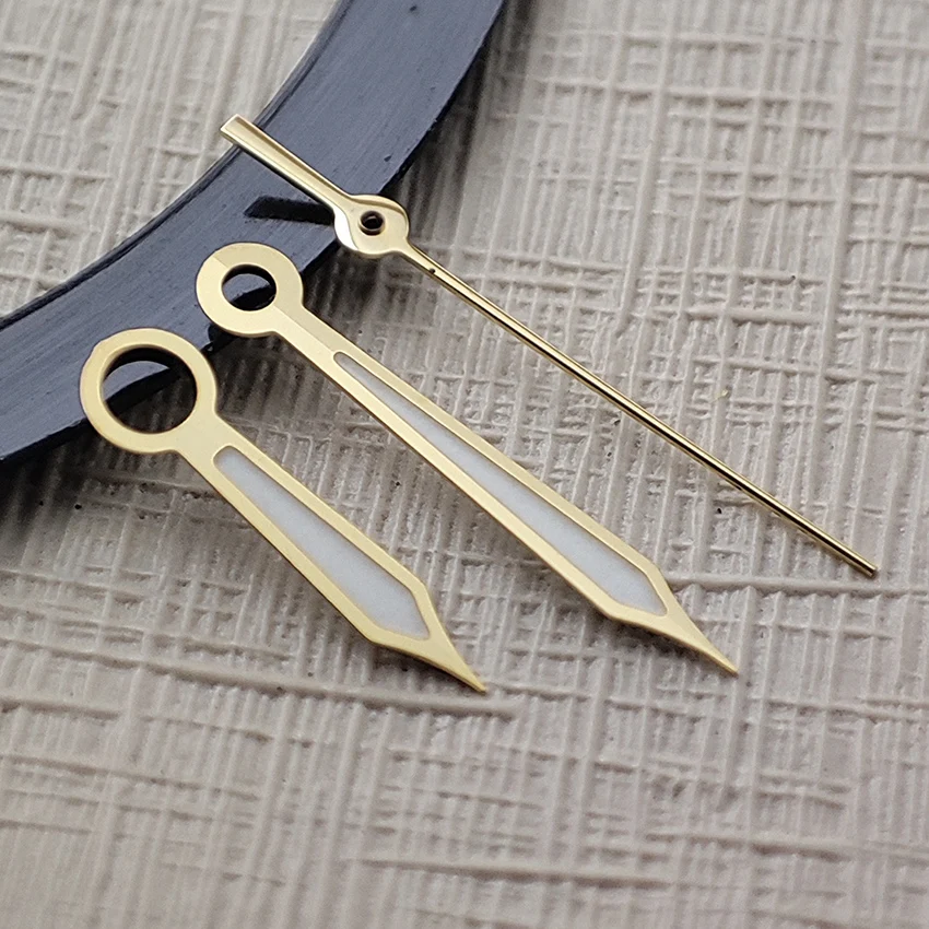 Watch accessorie NH35 Hands C3 green luminous hands silver gold rose gold and black Hands suitable for NH35/NH36/4R/7S movement