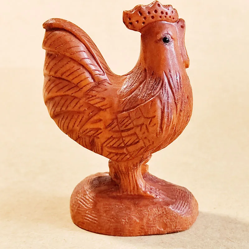 

X4841 - 2 "Статуэтка Netsuke из ящика ручной резки-петух