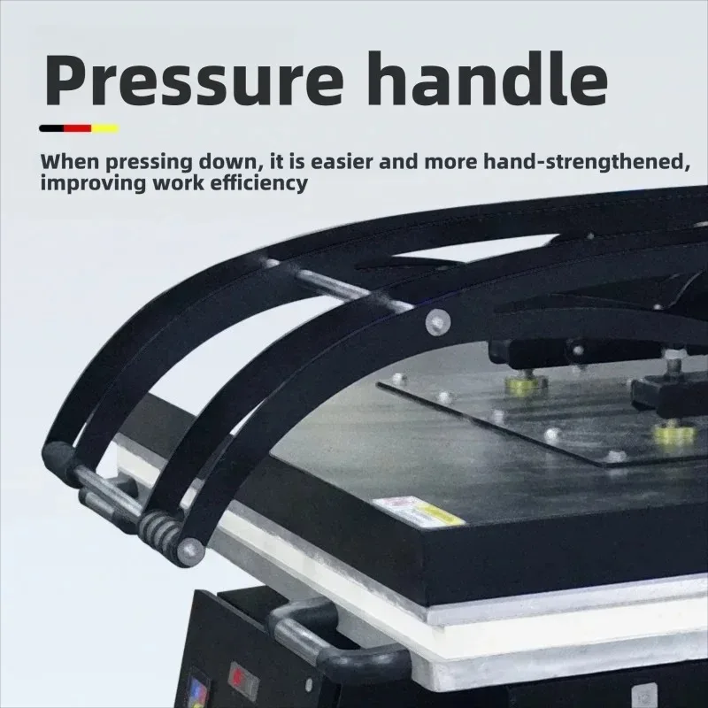 Manual large-scale pullable heat transfer machine 80 * 100cm high pressure large format fabric printing hot stamping machine