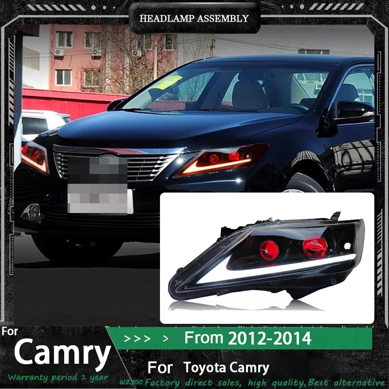 

Full LED Headlights For Toyota Camry 2012 2013 2014 Modified Front Lights With DRL Turn Signal Lamps Assembly Car Accessories