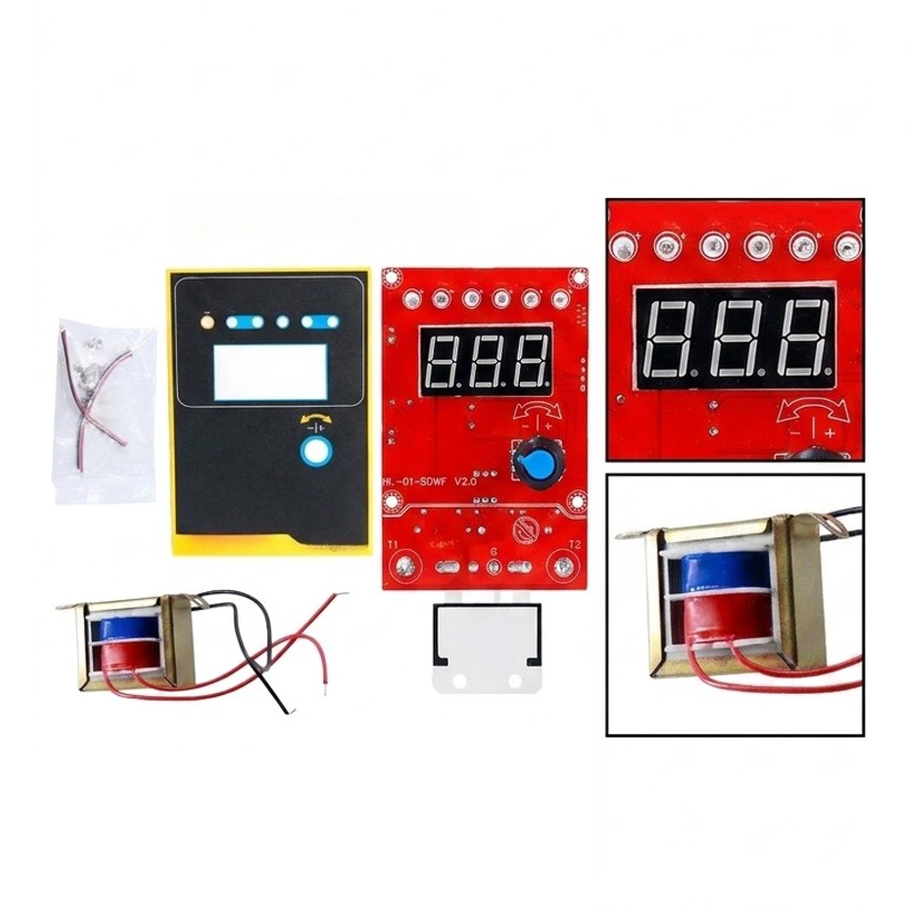 Digital Weld Controller Welding Control Board 3000W Transformer Compatible Precise Current Setting For Workshop Fabrication