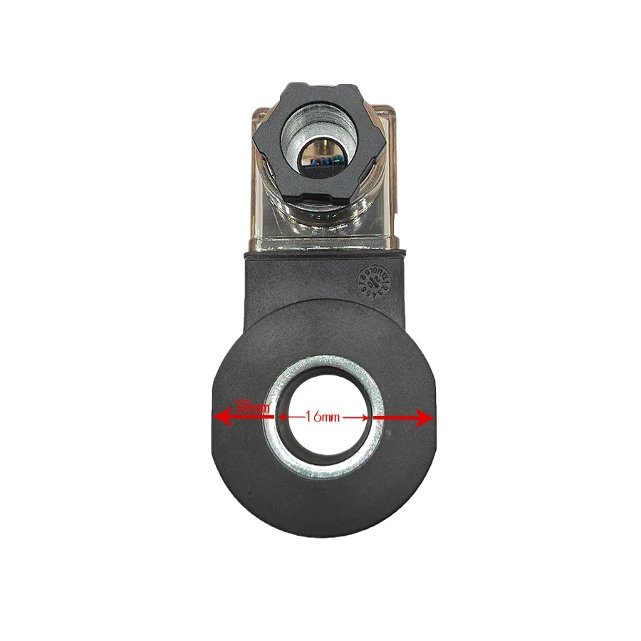 ملحقات الحفارة صمام التحكم صمام الملف اللولبي ثقب الملف القطر الداخلي 16 مللي متر آلة التغيير السريع مع التتابع 24 فولت #4