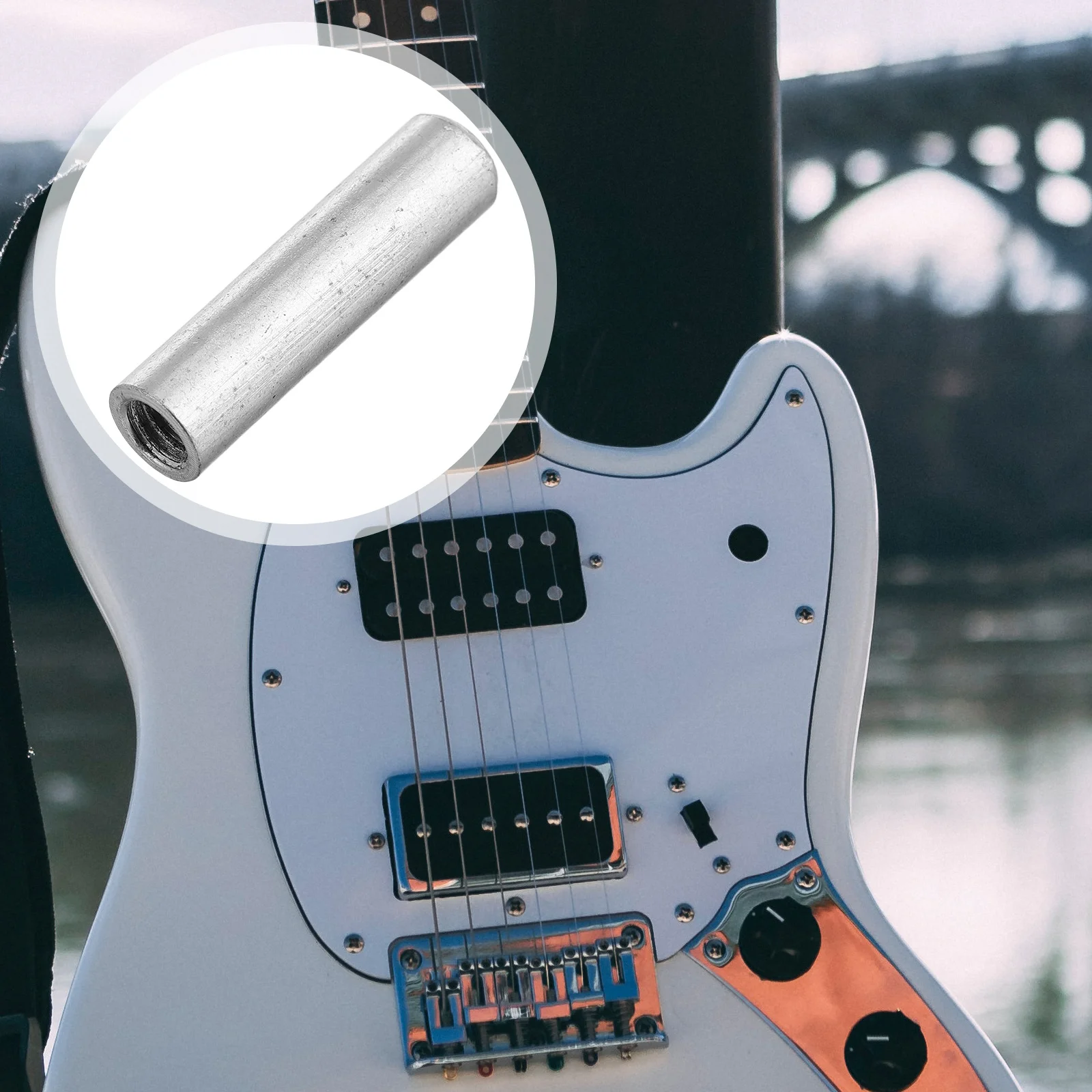 

Guitar Neck Iron Core Cap Neck Plate Durable Adjustment Tool for Bass Guitar Plate Strap Bass