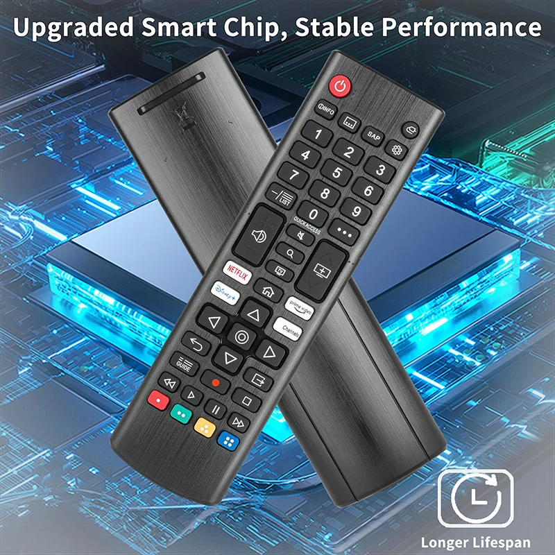AKB 76040302   لاستبدال جهاز التحكم عن بعد LG مع أزرار Netflix PrimeVideo، للتلفزيون الذكي G UHD OLED QNED NanoCell 4K 8K