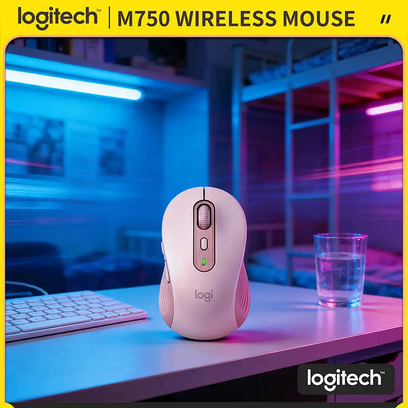 

Эргономичная мышь Logitech M750 — из переработанных материалов, с возможностью подключения к 3 устройствам, мягкими накладками, 20-месячным сроком службы батареи, удобна для путешествий