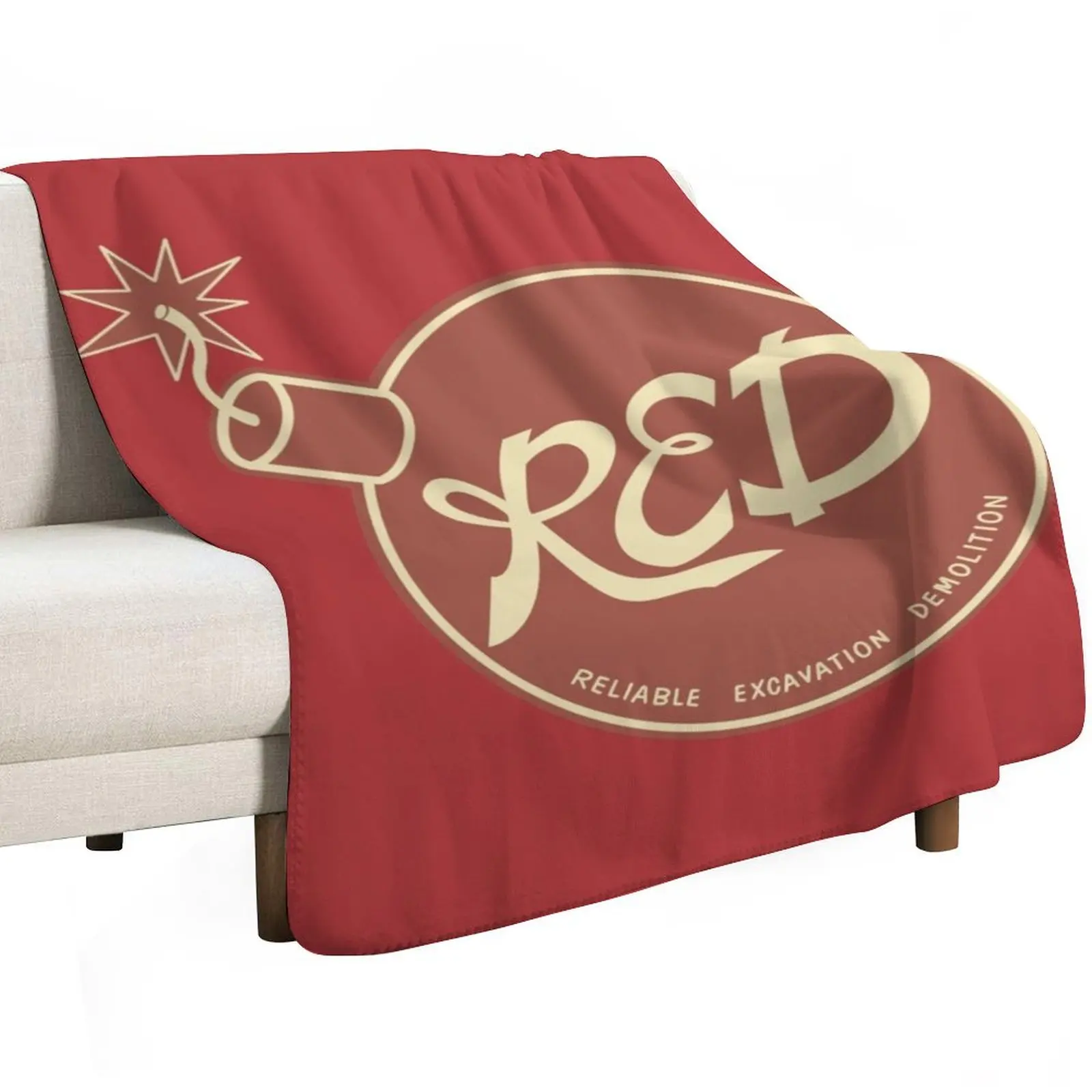 RED (Reliable Excavation Demolition) Throw Blanket Tourist Luxury Throw Flannels christmas decoration Furrys Blankets