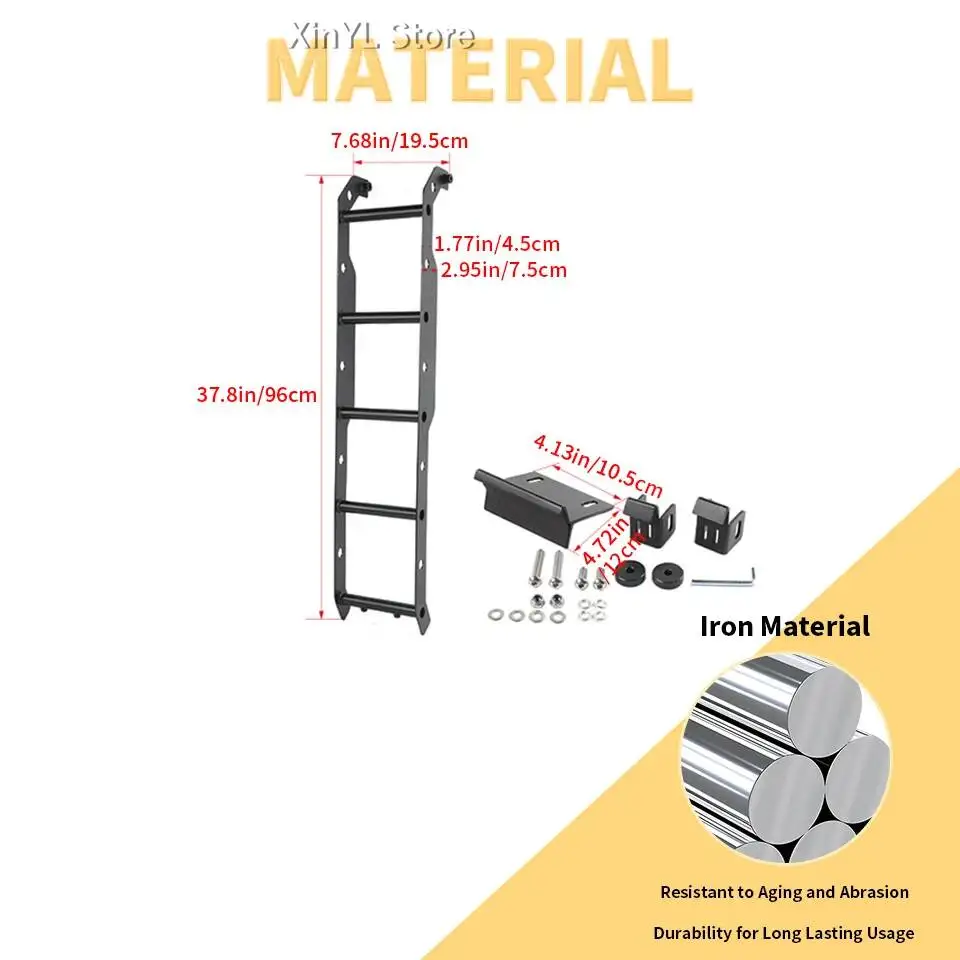 

Car Rear Tail Door Tailgate Ladder Climbing for Suzuki Jimny 2019 Up Car Exterior Accessories