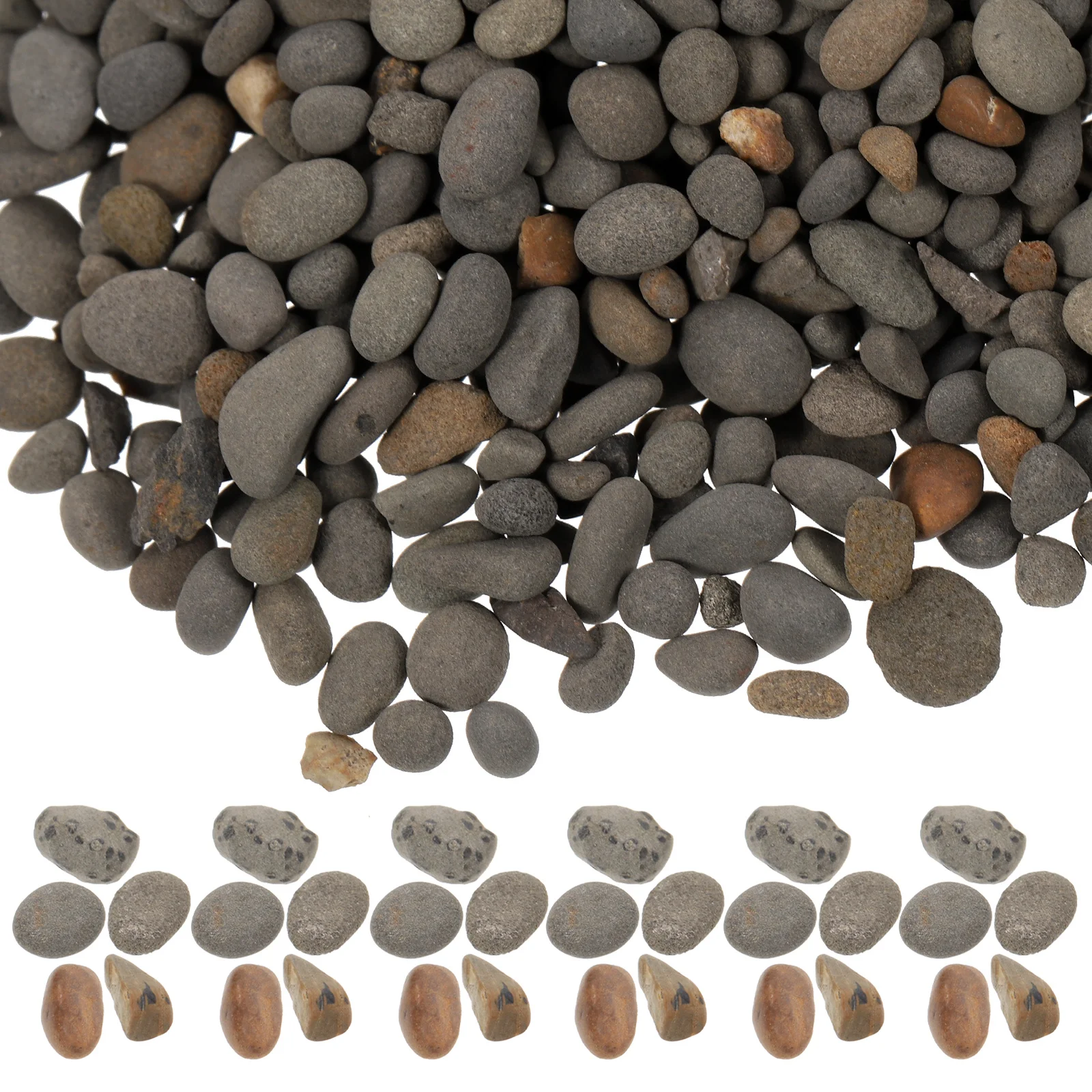 

1 Bag Of Stone Decorative Gravel Natural Stones For Fish Tank Sand Table Mini Landscape Basing Rock Diorama Garden
