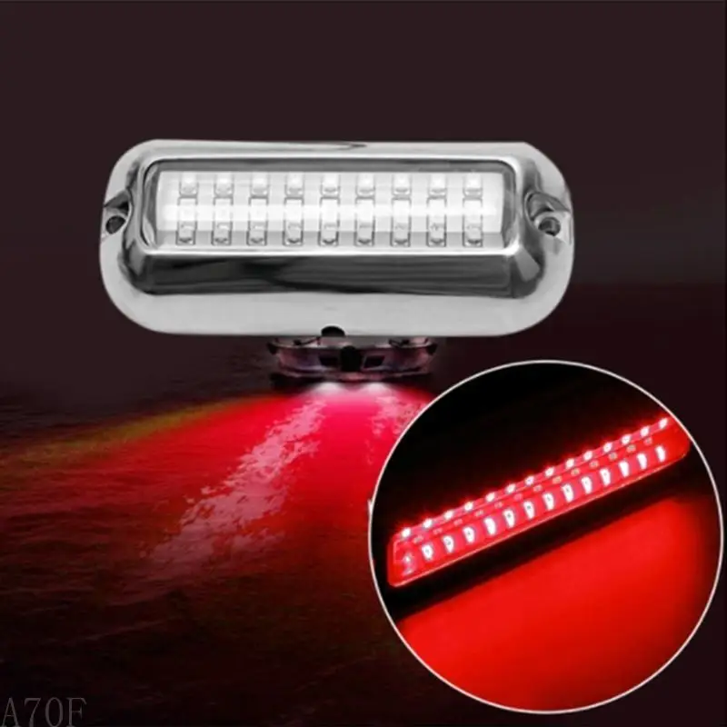

A70F Marine Boat Pontoon Underwater Light Transom Light 27 LED 10-30V