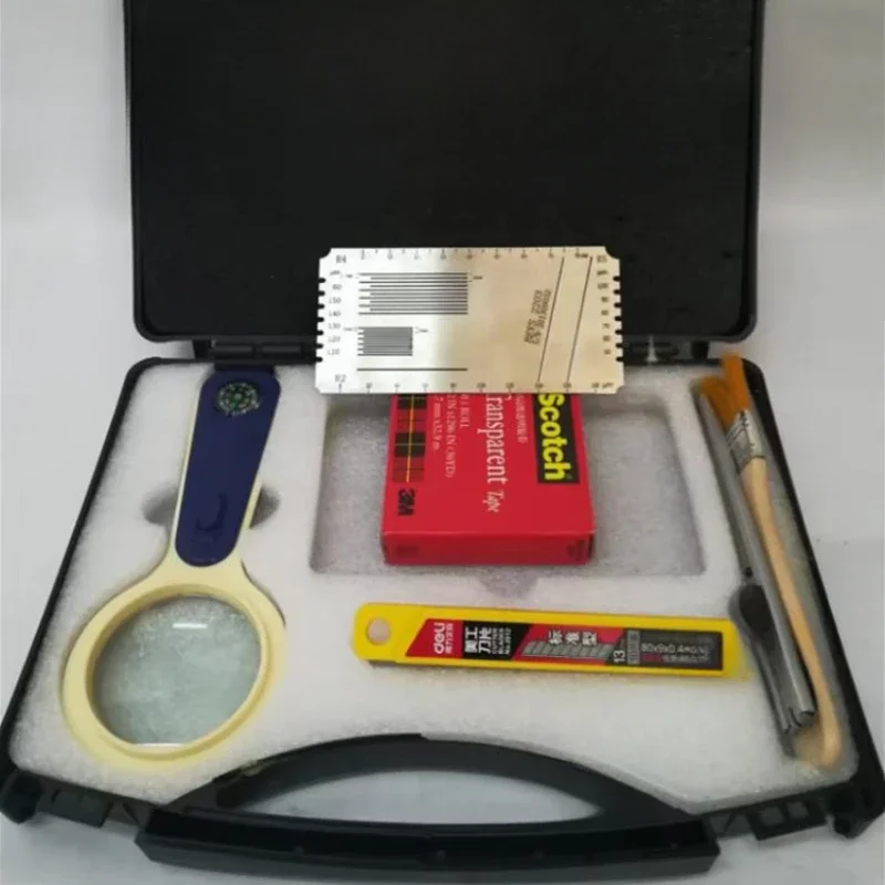 

Многофункциональный инспектор покрасочной пленки, устройство для приготовления мокрой пленки