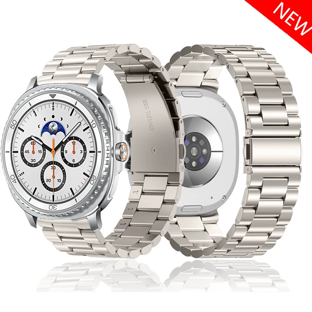 

Stainless Steel Strap For Samsung Galaxy Watch 8 classic 46mm Metal Watchband Bracelet Correa For Samsung Watch 8 40mm 44mm band