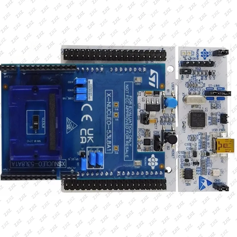 P-NUCLEO-53L8A1 لوح تمديد 8x8 متعدد المناطق ToF SATEL-VL53L8 لـ STM32F401RE