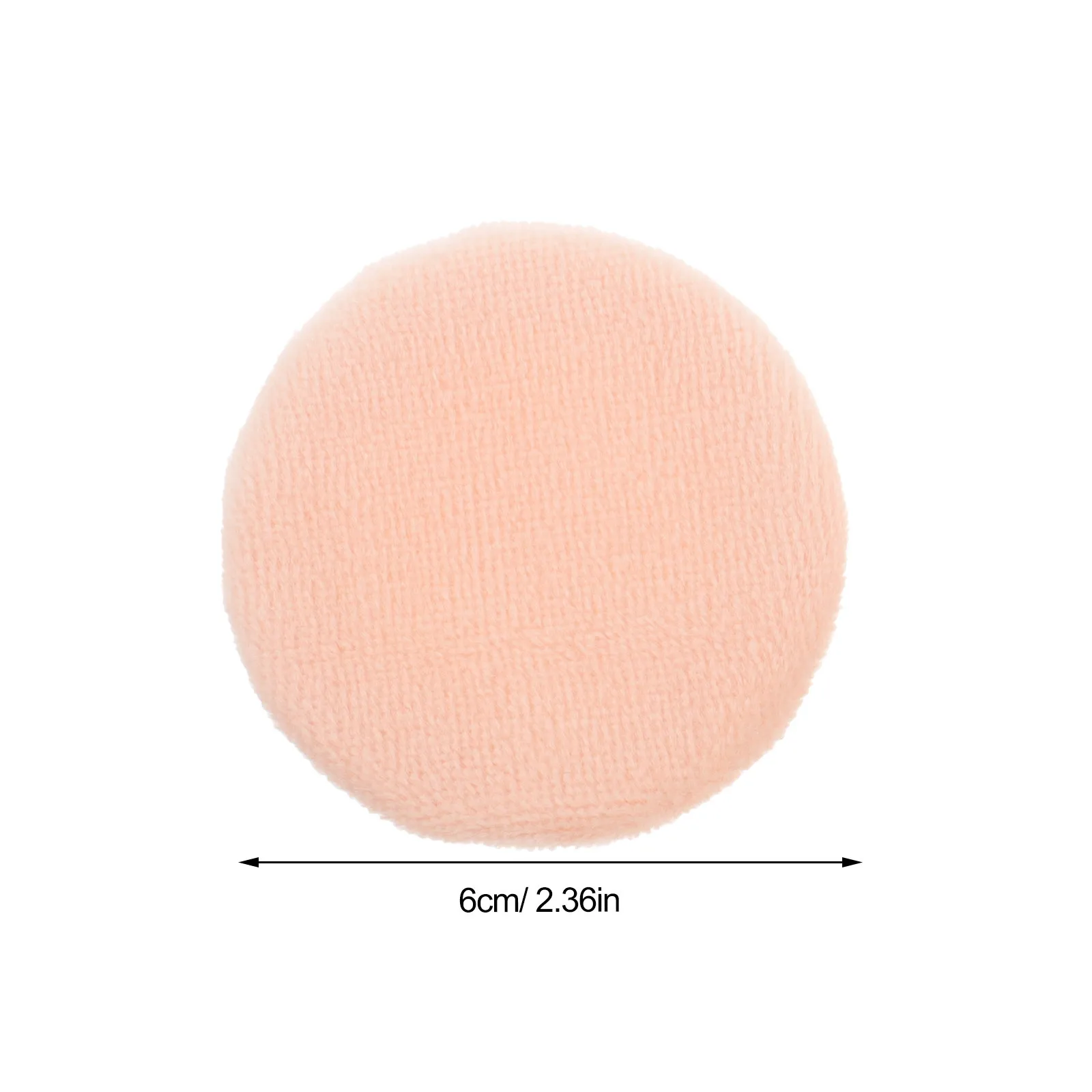 10Pcs Pure Cotton Loose Powder Puff Supple Round Makeup Tool Safe Comfortable for Ladies Cosmetics Round Makeup Puff