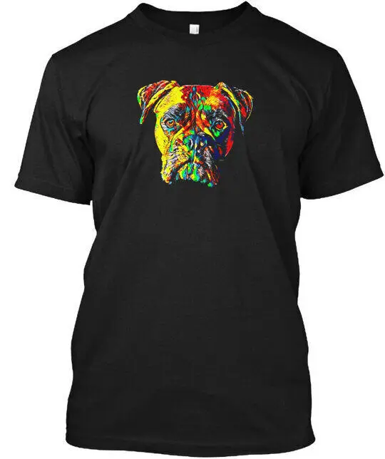 Cute Dog Boxer Breed Head Puppy Face Smart Pet T-Shirt Made in the USA S to 5XL