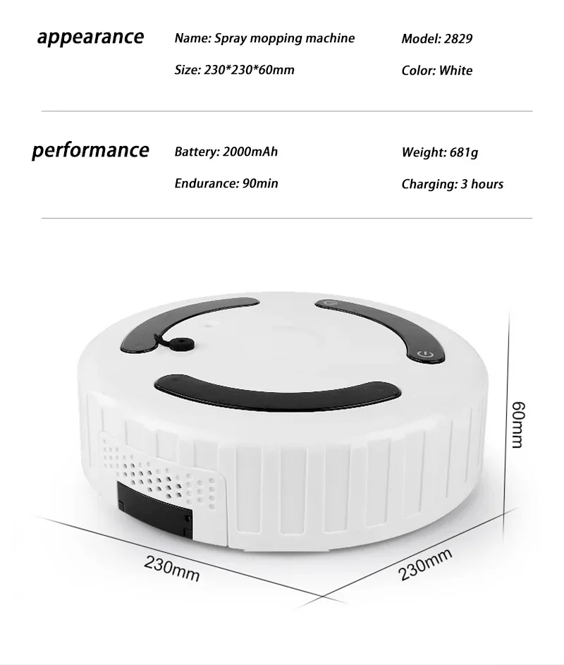 Xiaomi Mijia 5-in-1 Fully Automatic Smart Sweeper USB Vacuum Cleaner Quiet Wet Dry Cleaning Machine Household Appliances 2024