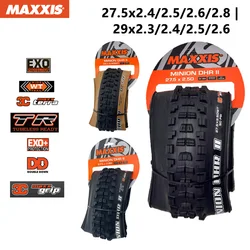 MAXXIS MINION DHR Ⅱ Mountain Bike Downhill Tires Anti Puncture Folding Mountain Tire Tubeless Downhill Tires DH tyre