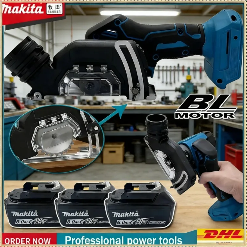 

Makita 18V Cordless Electric Angle Grinder 19500RPM 3 Inch Cut Off Tool Tile Cutter for Wood Tile Plastic Tool