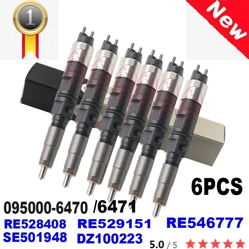 

6470 6471 ДЛЯ JOHN DEERE RE529151 RE546777 SE501948 DZ100223 095000-6470 095000-6471 Оптовая продажа форсунок Common Rail ORLTL 6 шт.