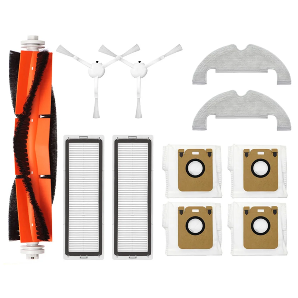 Детали для пылесоса Dreame Bot D10 Plus RLS3D, пылесборники, роликовая щетка, боковая щетка, фильтр, Набор насадок для швабры