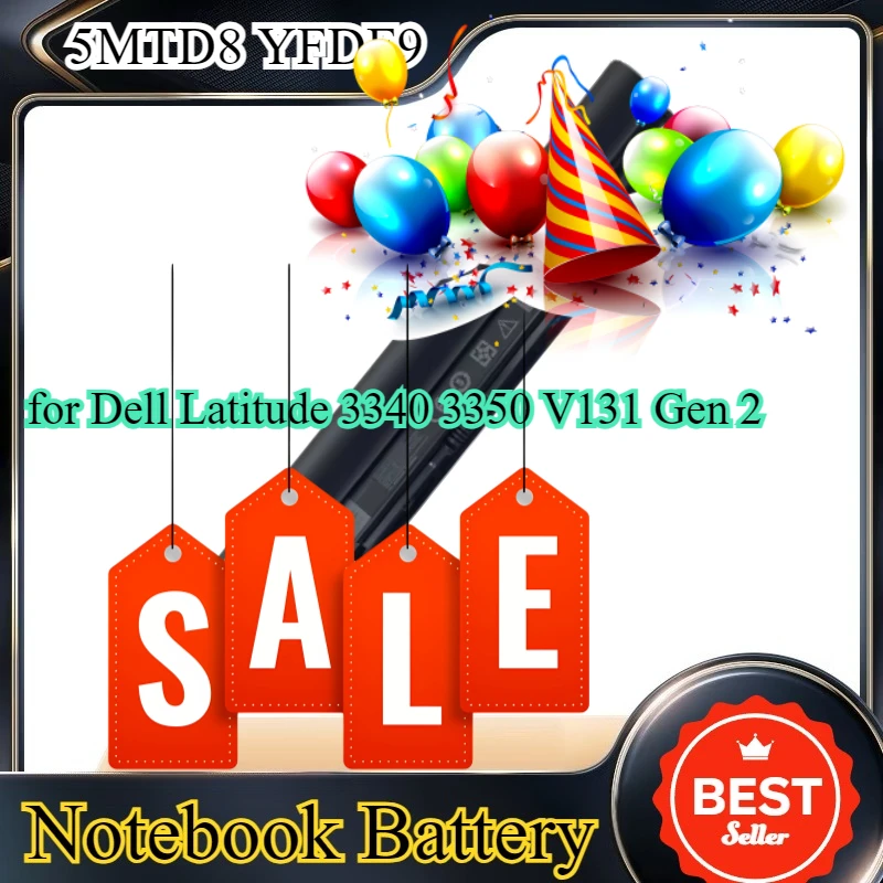

Аккумулятор для ноутбука 5MTD8 YFDF9 для Dell Latitude 3340 3350 V131 Gen 2
