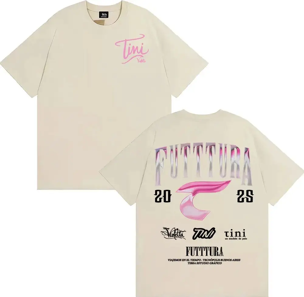 Fashion Hip Pop T Shirts RFUTTURA 20 Graphic T-Shirt Dark Gray Print Cotton Short Sleeve Tini Violetta Streetwear Top Unisex