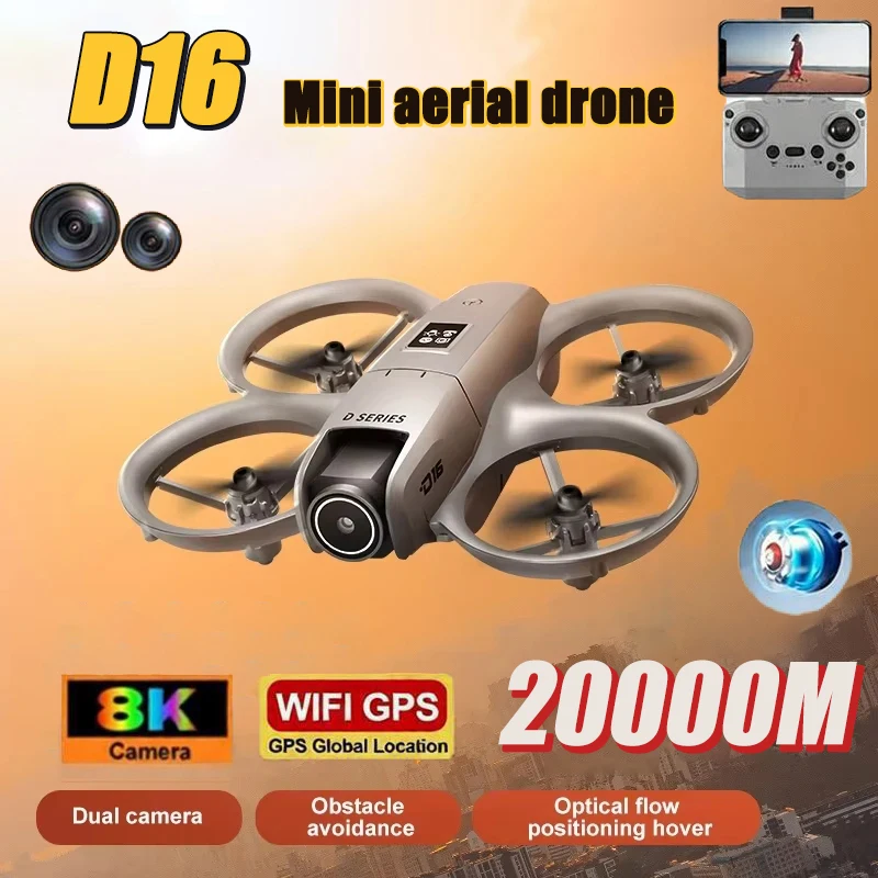 D16 Mini Drone 8K H…