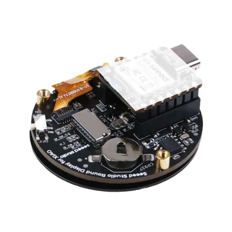 Redonda LCD capacitivo Touch Screen Display, adequado para SeeedStudio-XIAO Watch, 1.28 ", RTC, 240 × 240