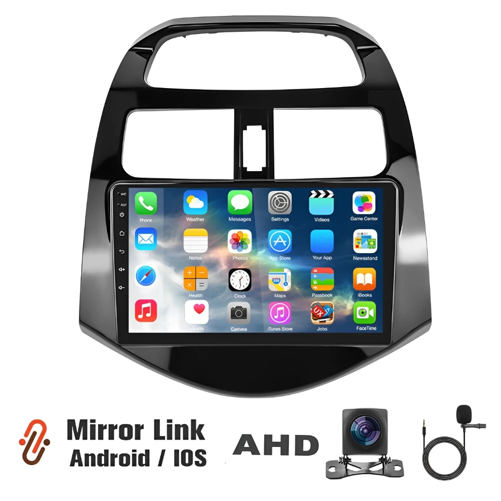 

for Chevrolet Chevy Spark 2011-2014 with Wireless Carplay&Android Auto 9" IPS Touch Screen Car Stereo/Bluetooth/GPS Navi/WiFi