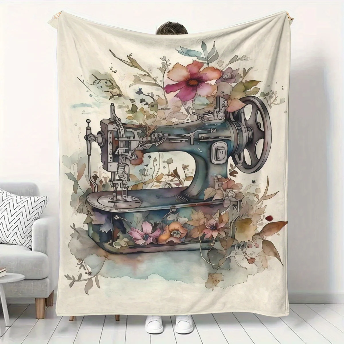 Creative Snack Themed Throw Ideal Gift For Foodies Cooking Fans And Trendy Modern Apartment Decoration Accessory