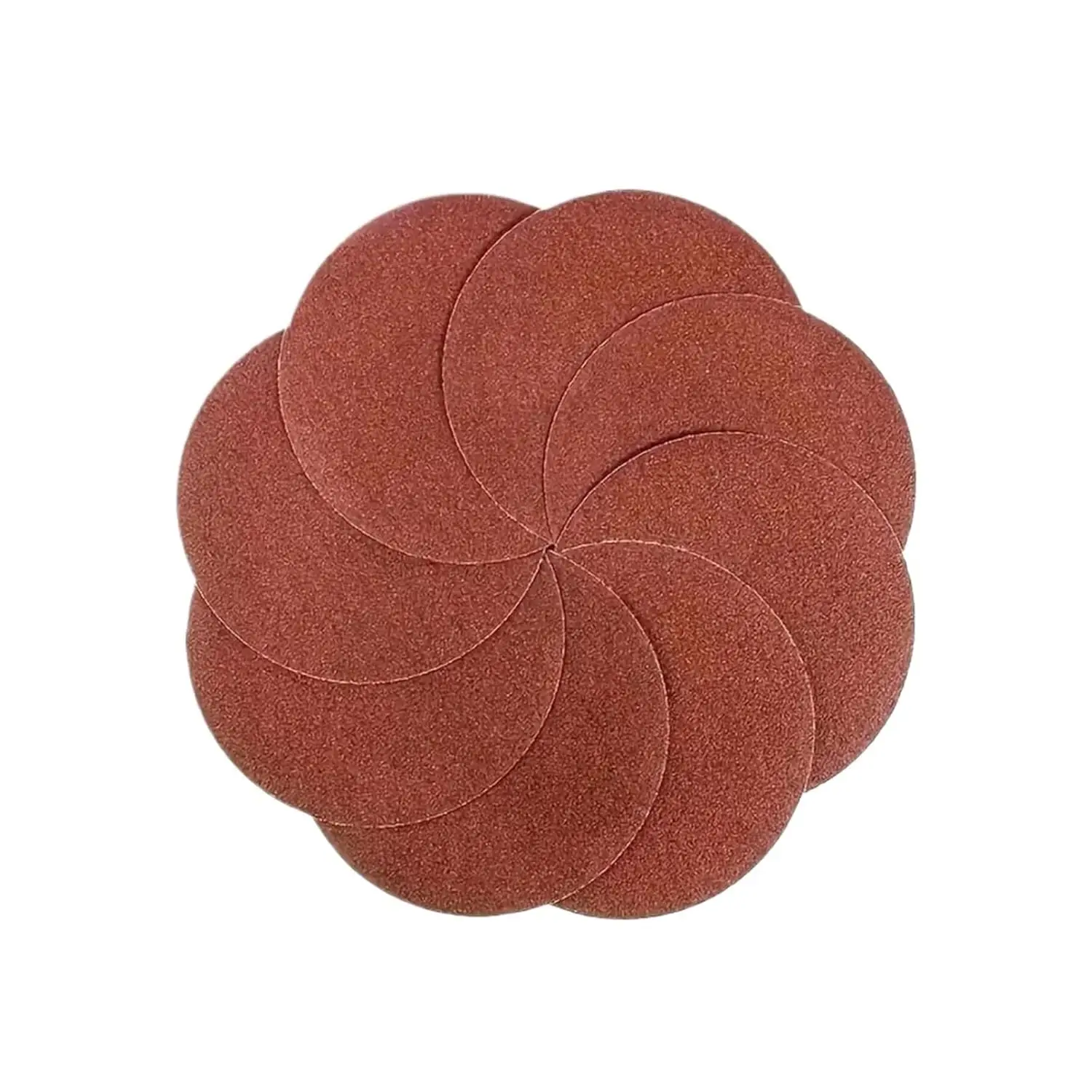 

10pcs Sandpaper Disk 60-1000Grit for Round Polishing Grinding Red Brown Sandpapers Set Abrasive ToolsAccessories(22cm-10pcs,600)