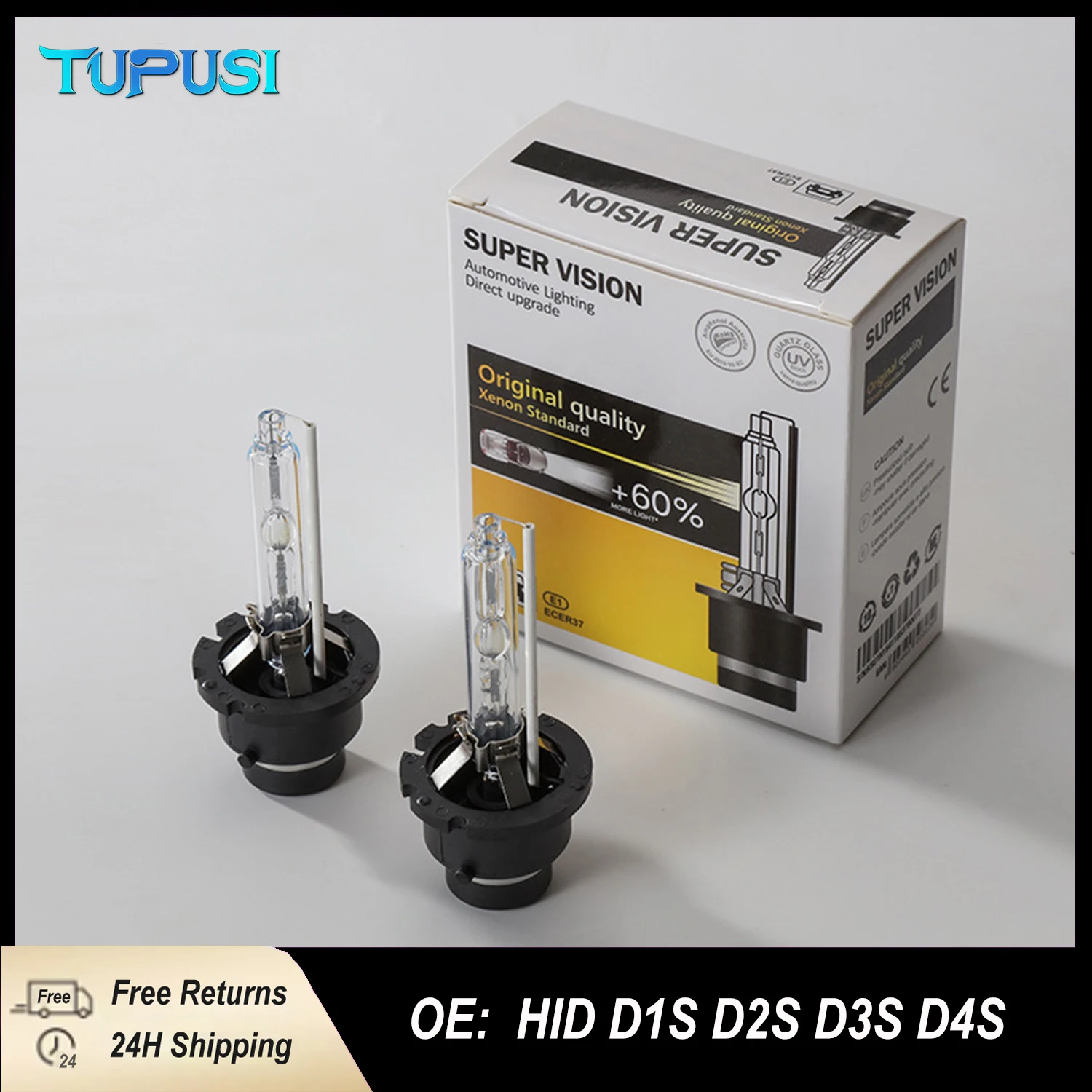 【セール中】2 個 HID D1S D2S D3S D4S 電球キセノンヘッドライト電球 6000K 交換ヘッドランプライトカースタイリング 12V 35W
